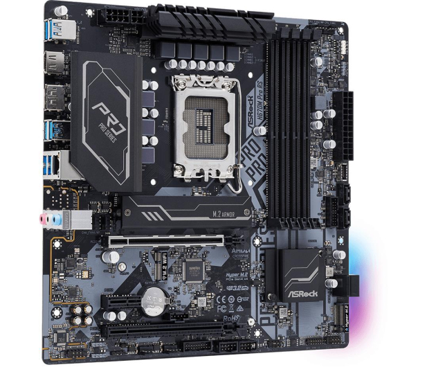 ASRock H670M Pro RS DDR4 - 711315 - zdjęcie 2
